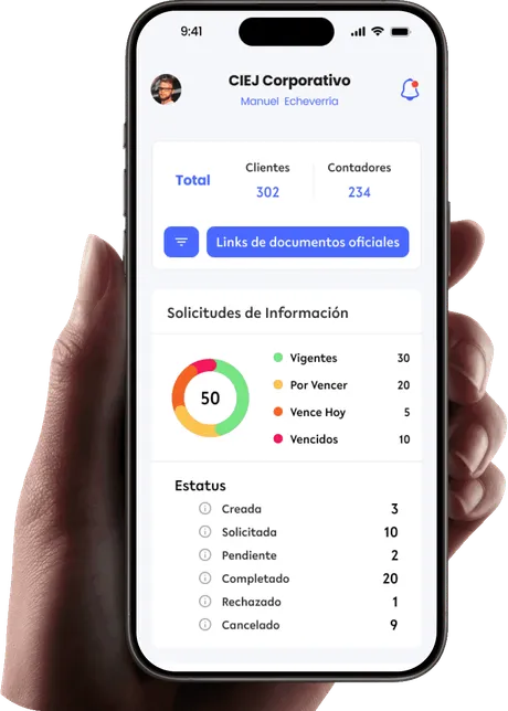Panel de Quickex — el estado del despacho en una pantalla